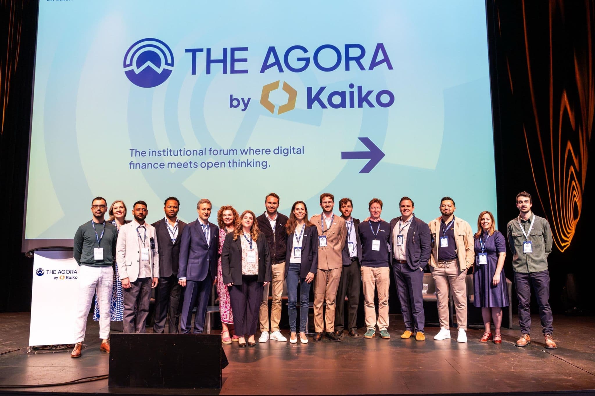 The Kaiko team on stage at The Agora
